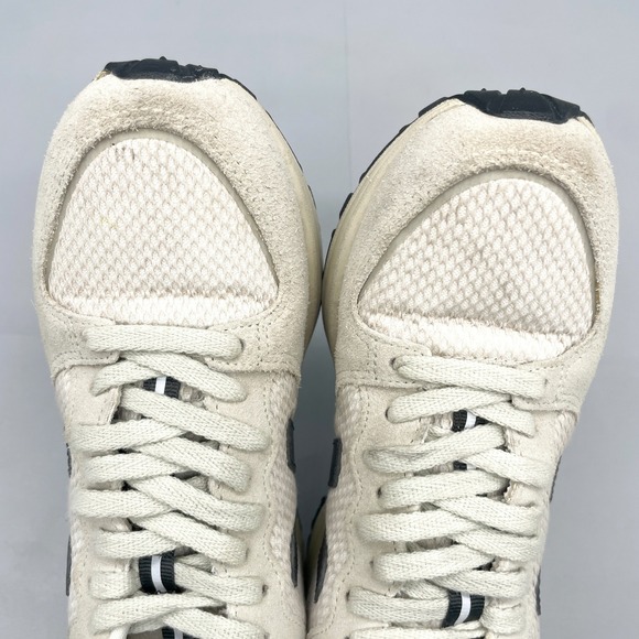 Veja Womens 8 Venturi Alveomesh Sneakers White Black Shoes Chunky Platform - Picture 7 of 12